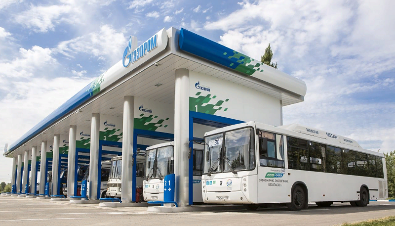 общественный транспорт на газовом топливе